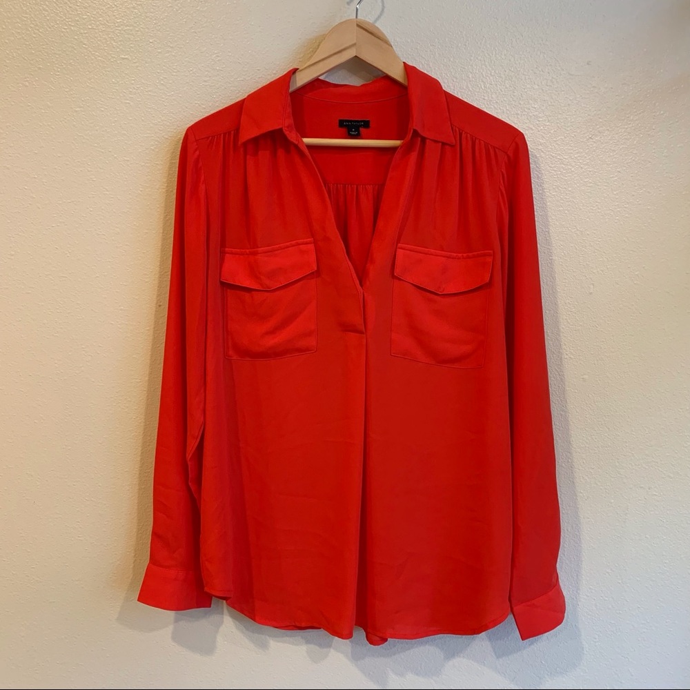 Bright, colorful Ann Taylor blouse